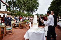 Hochzeit auf der Gutshofterrasse